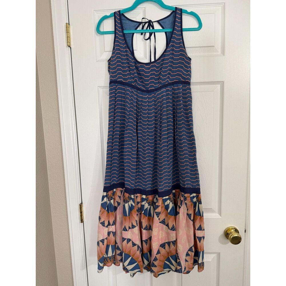 Anthropologie Plenty by Tracy Reece Sleeveless Midi BoHo Silk Sundress